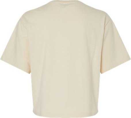 American Apparel 102 Women&#39;s Fine Jersey Boxy Tee - Creme - HIT a Double - 5