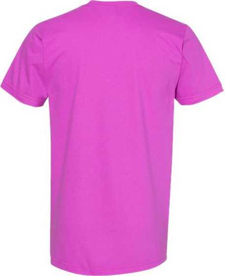 American Apparel 2001 Fine Jersey Tee - Super Pink - HIT a Double - 5