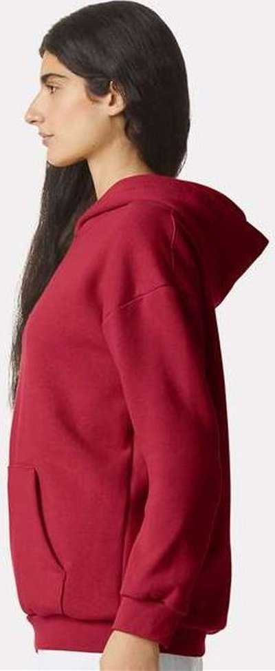 American Apparel RF498 ReFlex Fleece Pullover Hoodie - Cardinal - HIT a Double - 2