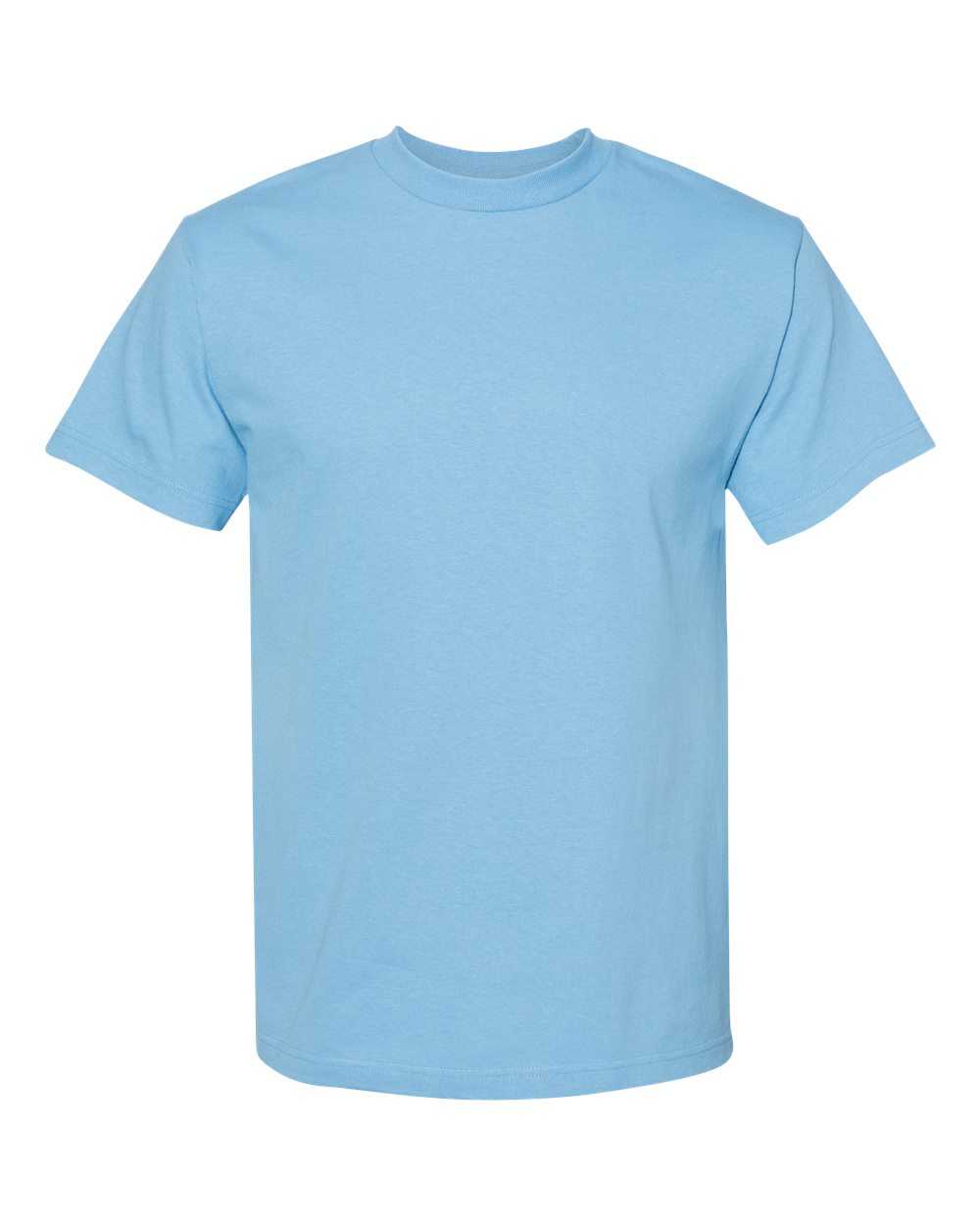 American Apparel 1301 Unisex Heavyweight Cotton T-Shirt - Carolina Blue - HIT a Double