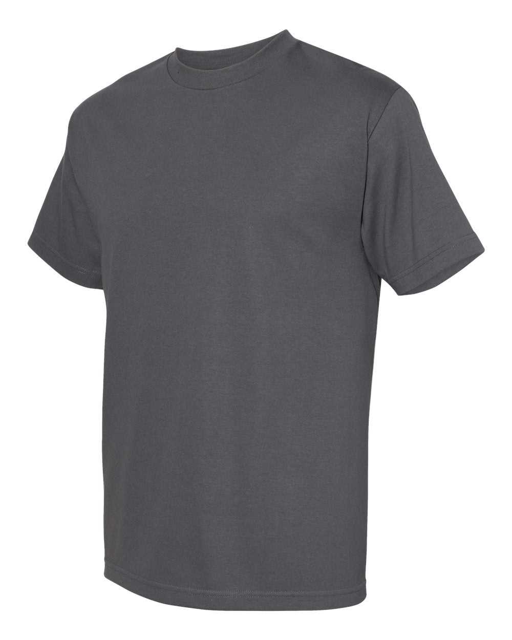 American Apparel 1301 Unisex Heavyweight Cotton T-Shirt - Charcoal - HIT a Double
