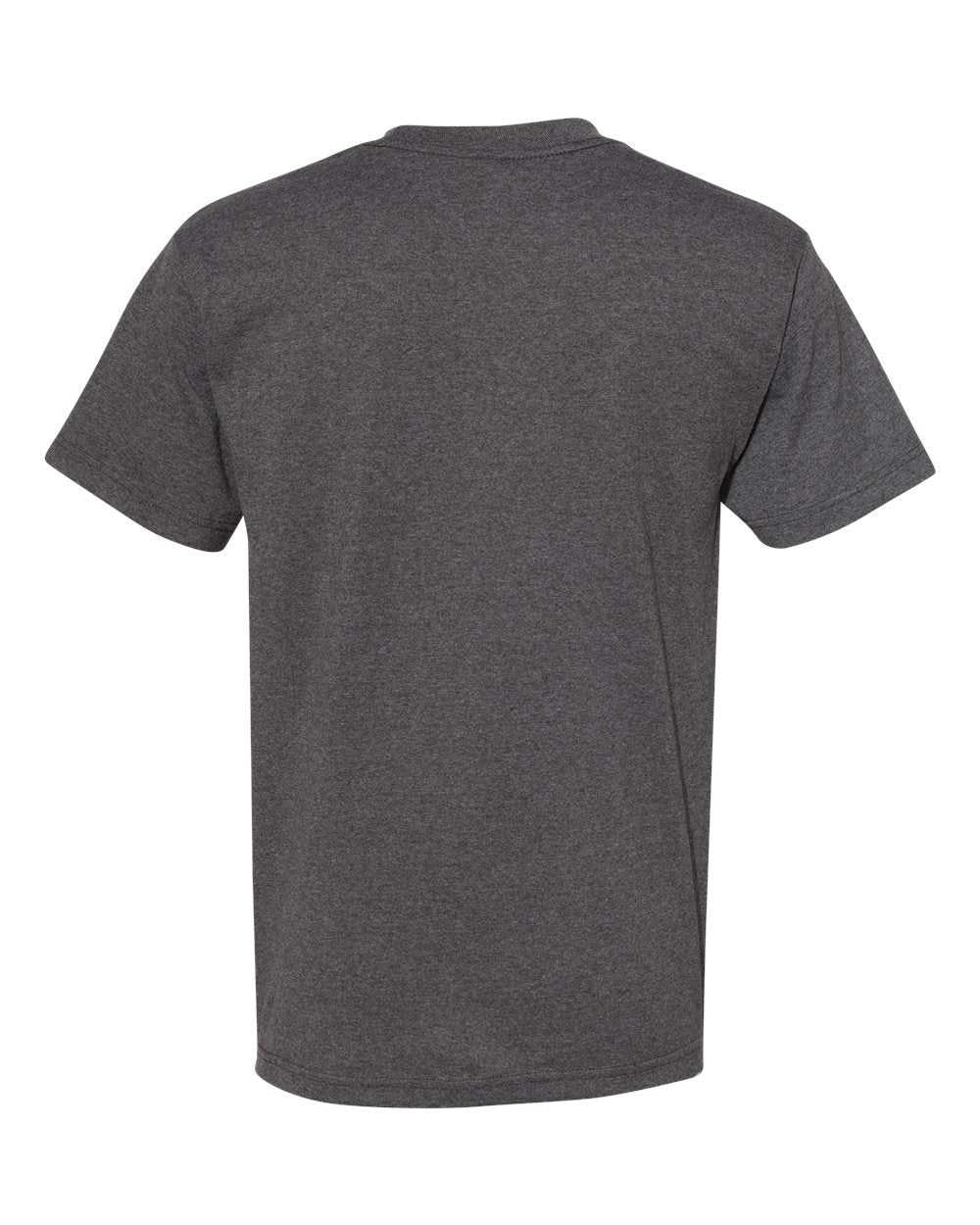 American Apparel 1301 Unisex Heavyweight Cotton T-Shirt - Charcoal Heather - HIT a Double