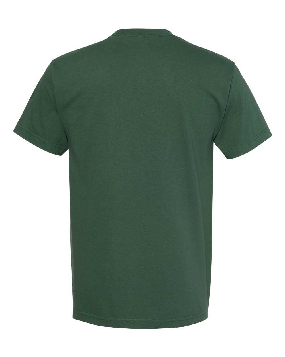 American Apparel 1301 Unisex Heavyweight Cotton T-Shirt - Forest Green - HIT a Double
