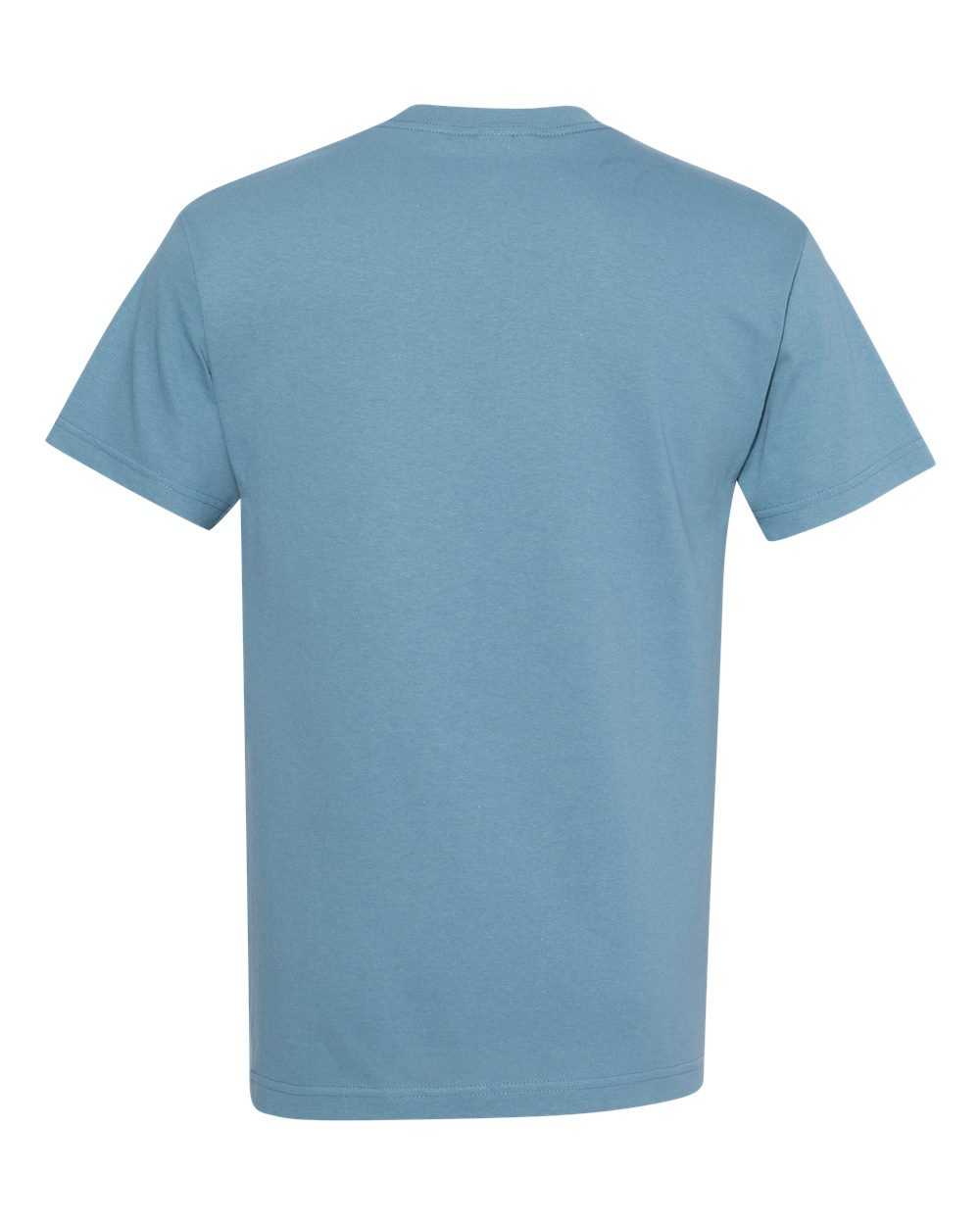 American Apparel 1301 Unisex Heavyweight Cotton T-Shirt - Slate - HIT a Double