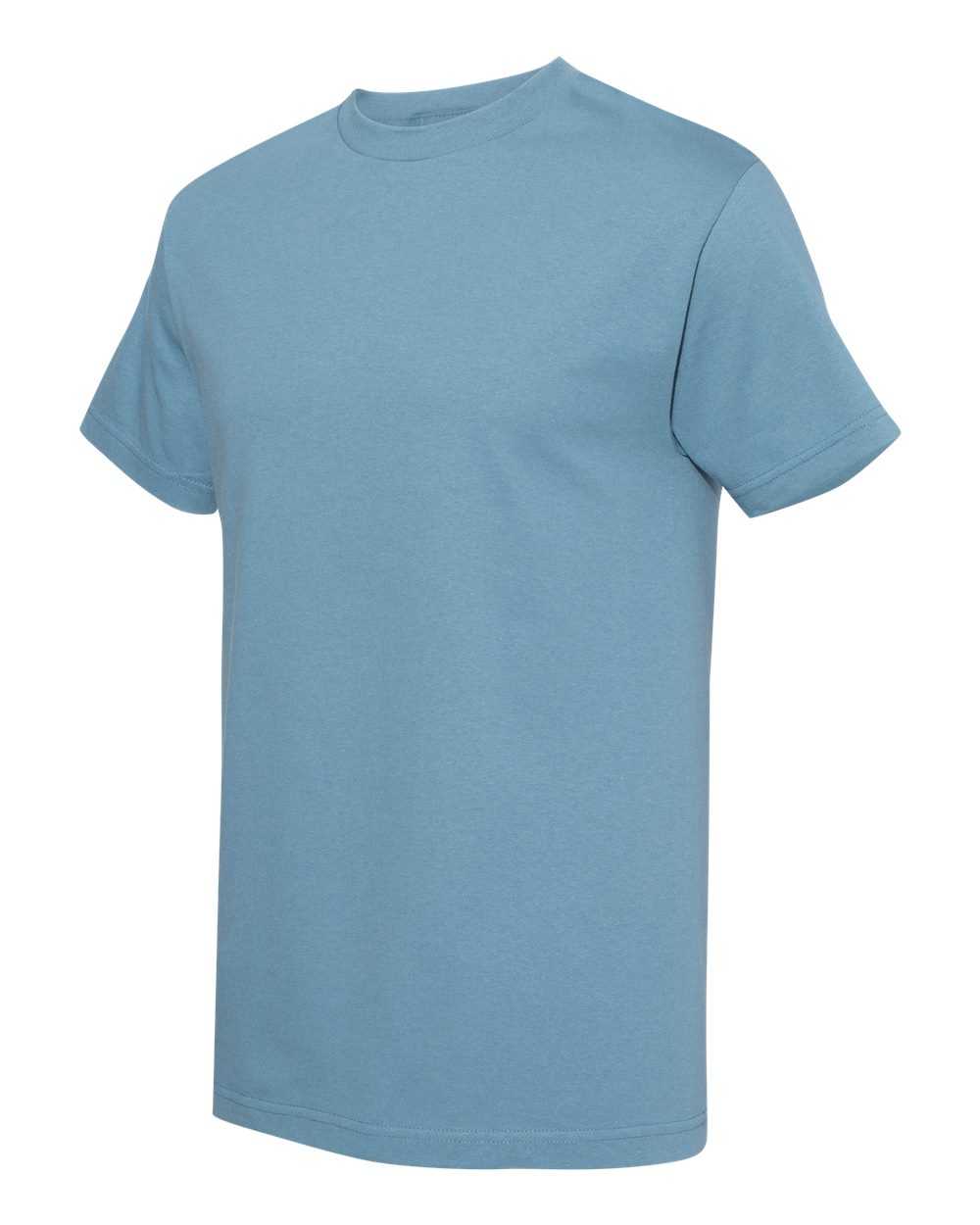 American Apparel 1301 Unisex Heavyweight Cotton T-Shirt - Slate - HIT a Double