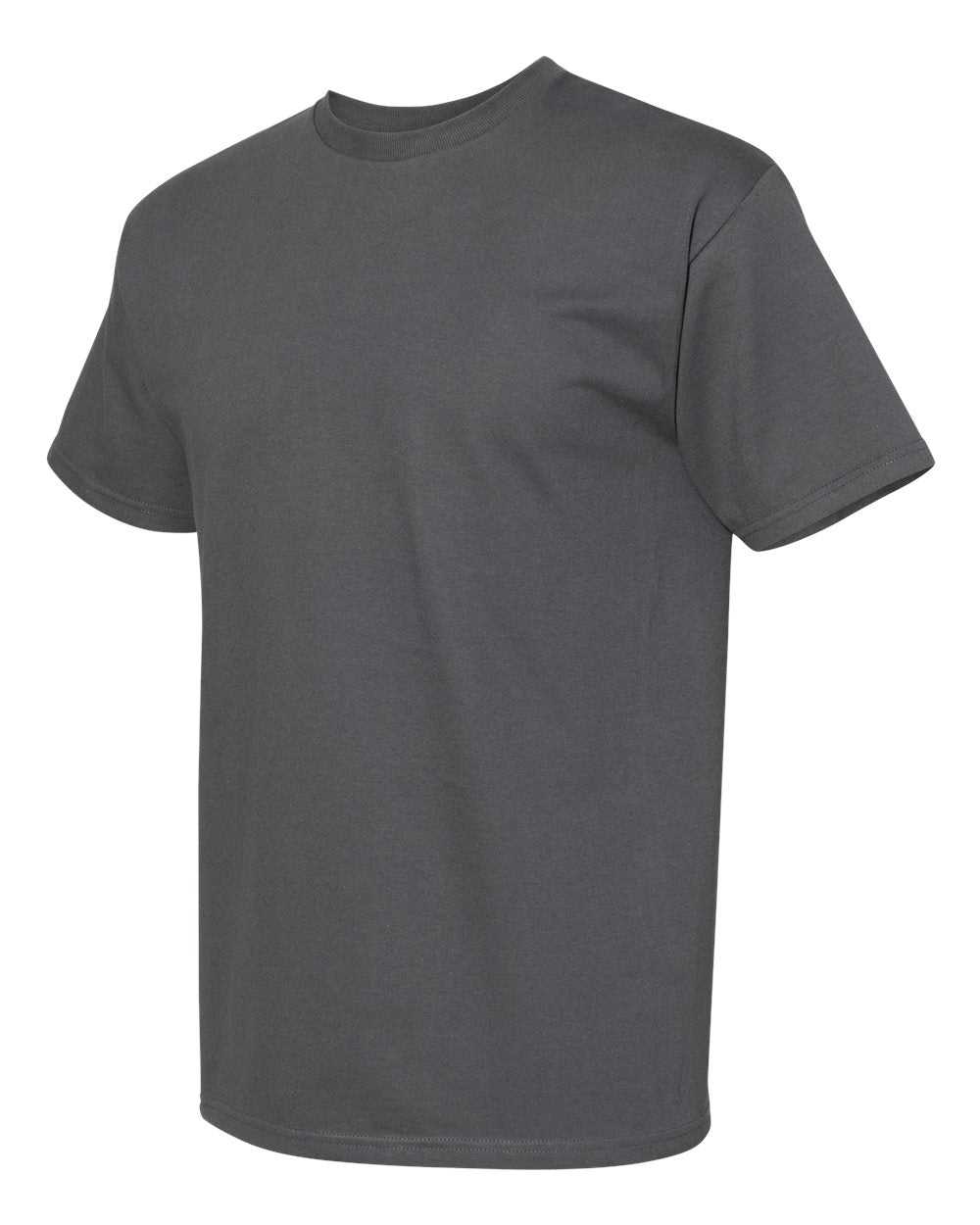 American Apparel 1701 Midweight Cotton Unisex T-Shirt - Charcoal - HIT a Double