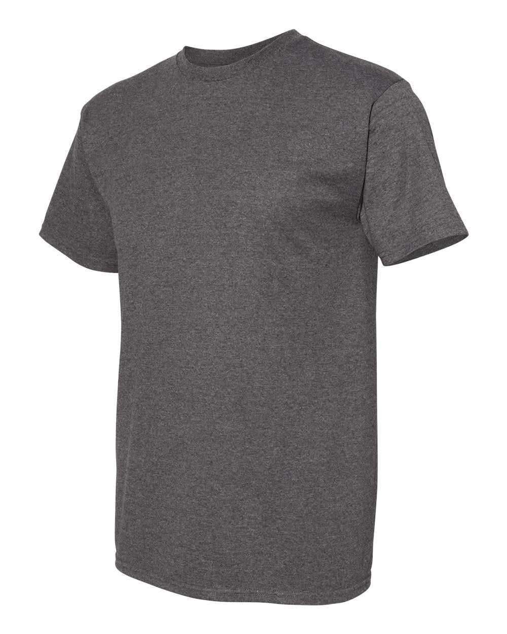 American Apparel 1701 Midweight Cotton Unisex T-Shirt - Charcoal Heather - HIT a Double
