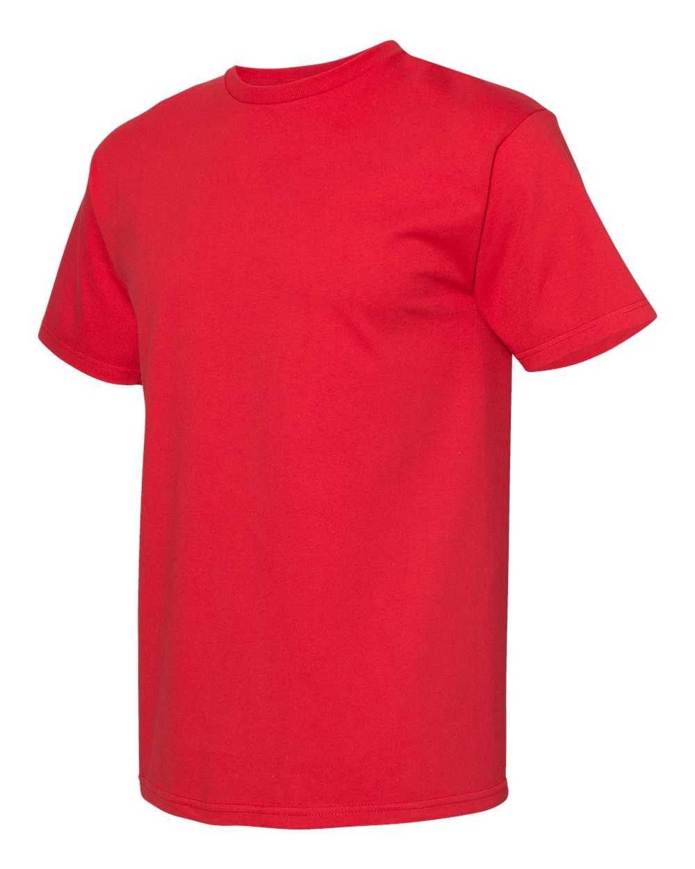 American Apparel 1701 Midweight Cotton Unisex T-Shirt - Red - HIT a Double