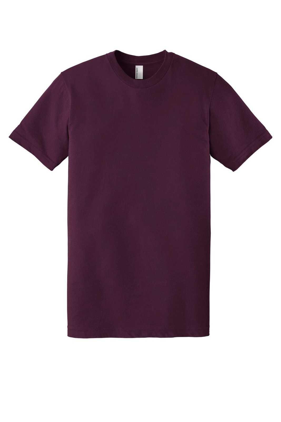 American Apparel 2001W Fine Jersey T-Shirt - Eggplant - HIT a Double