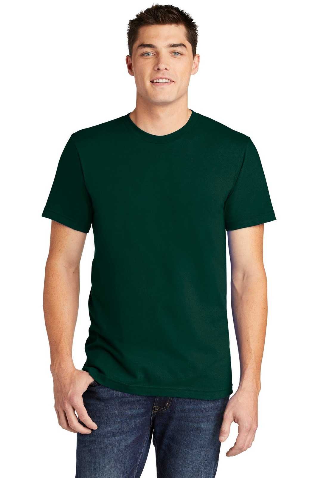 American Apparel 2001W Fine Jersey T-Shirt - Forest - HIT a Double