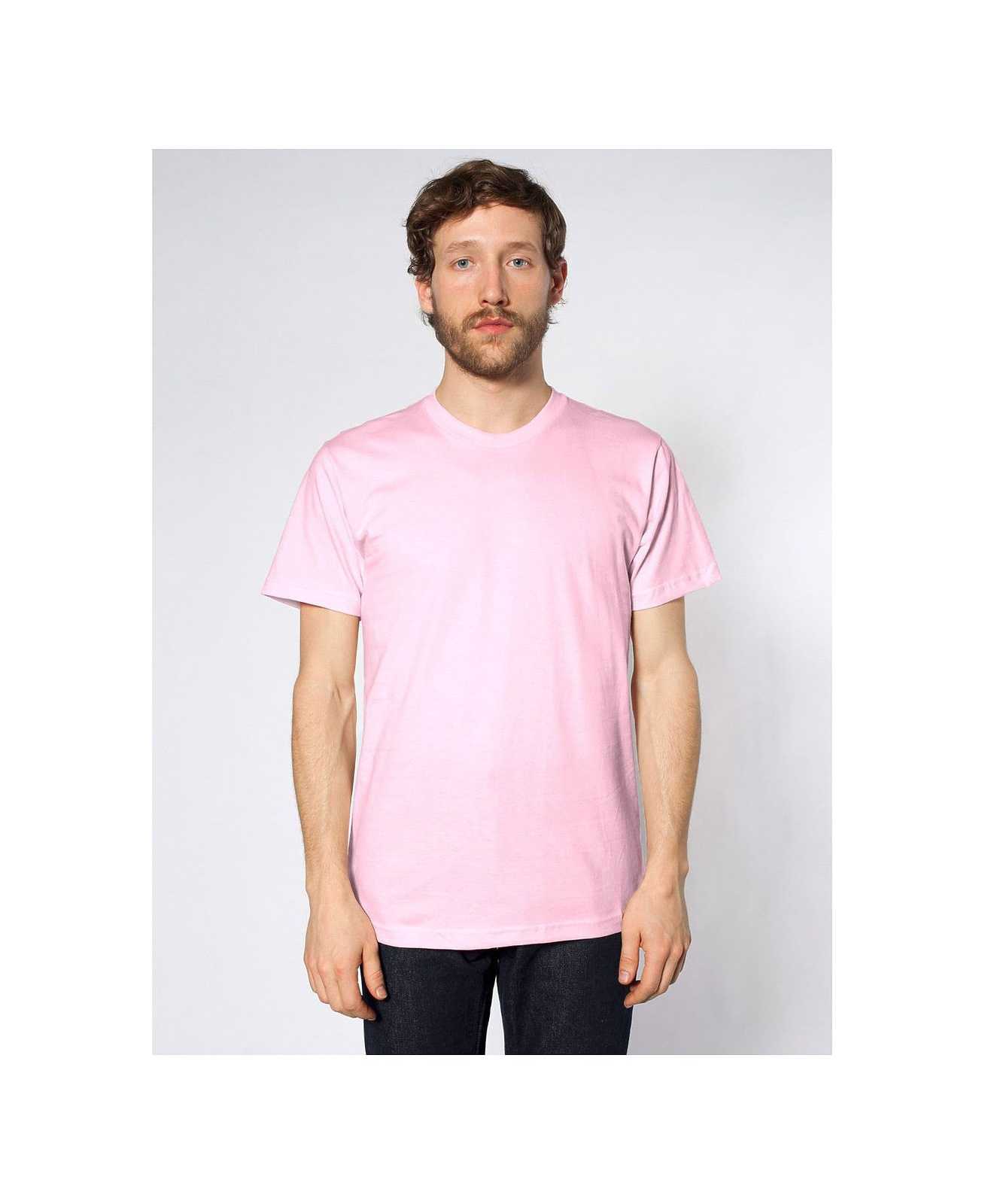 American Apparel 2001W Fine Jersey T-Shirt - Pink - HIT a Double