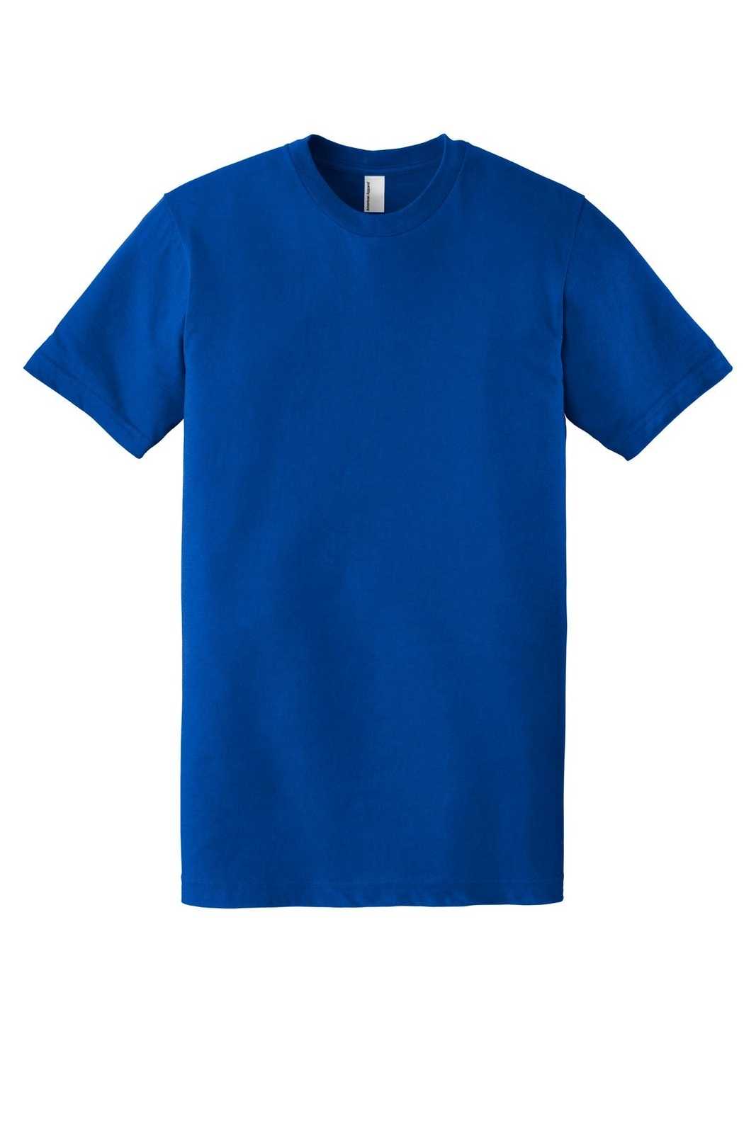 American Apparel 2001W Fine Jersey T-Shirt - Royal Blue - HIT a Double