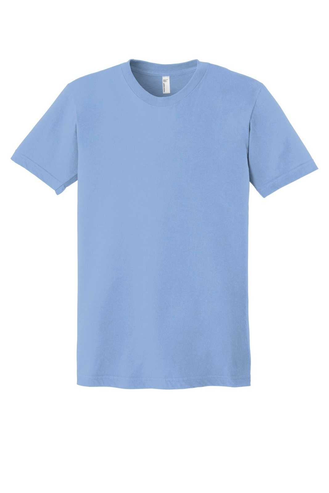 American Apparel 2001 USA Collection Fine Jersey T-Shirt - Baby Blue - HIT a Double