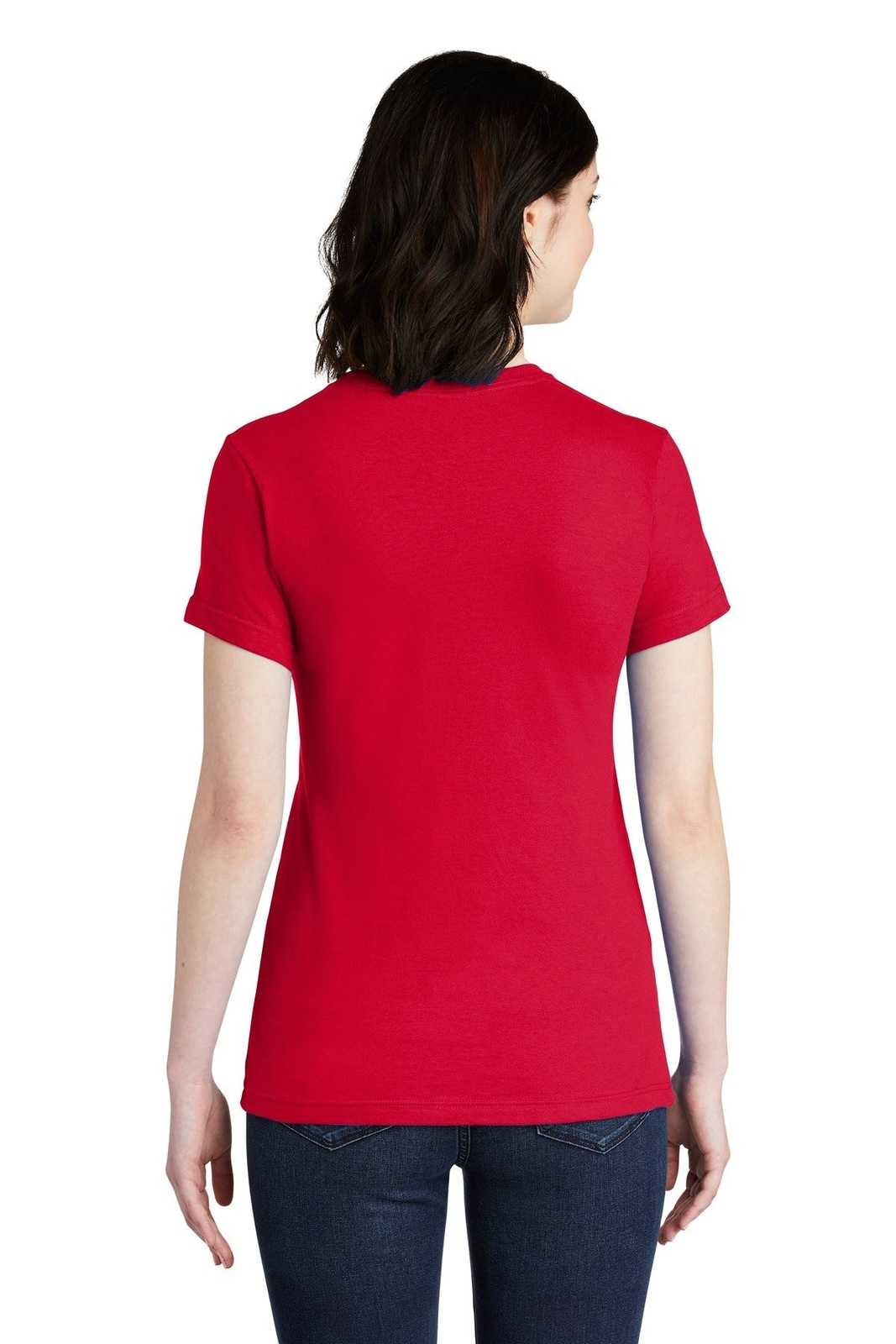 American Apparel 2102W Women's Fine Jersey T-Shirt - Red - HIT a Double