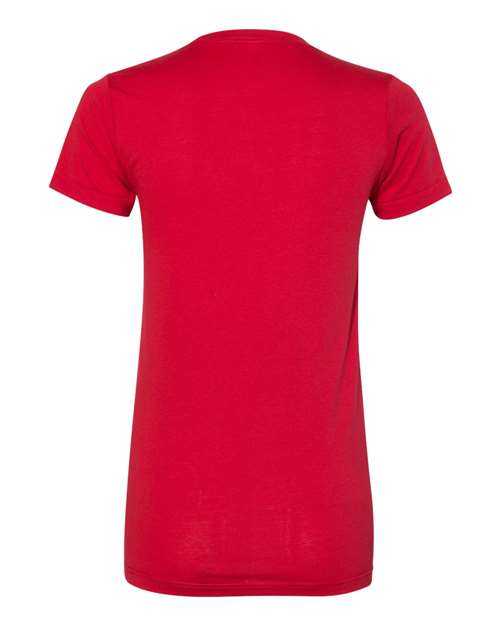 American Apparel BB301W Womens 50 50 Tee - Red - HIT a Double