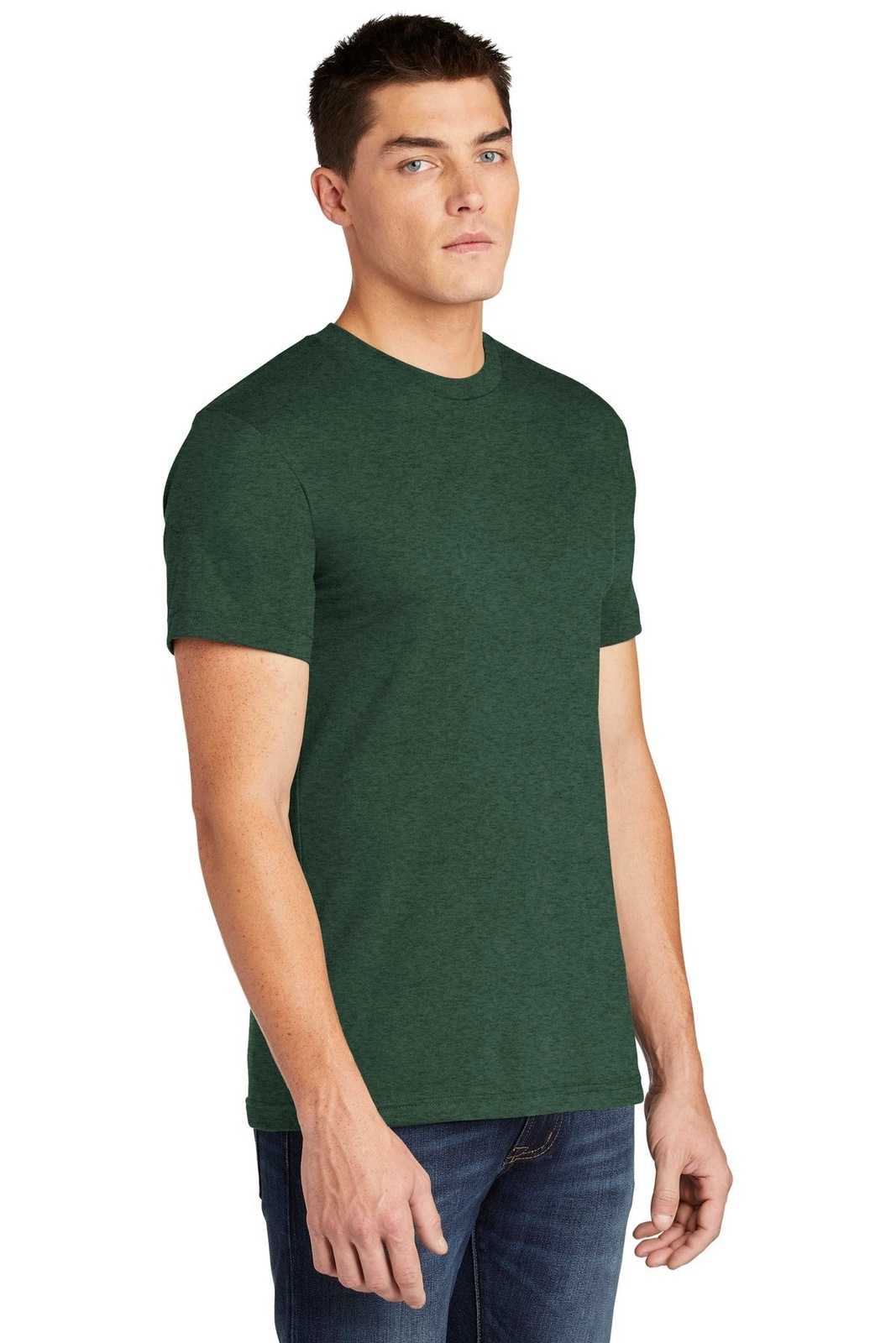 American Apparel BB401W Poly-Cotton T-Shirt - Heather Forest - HIT a Double