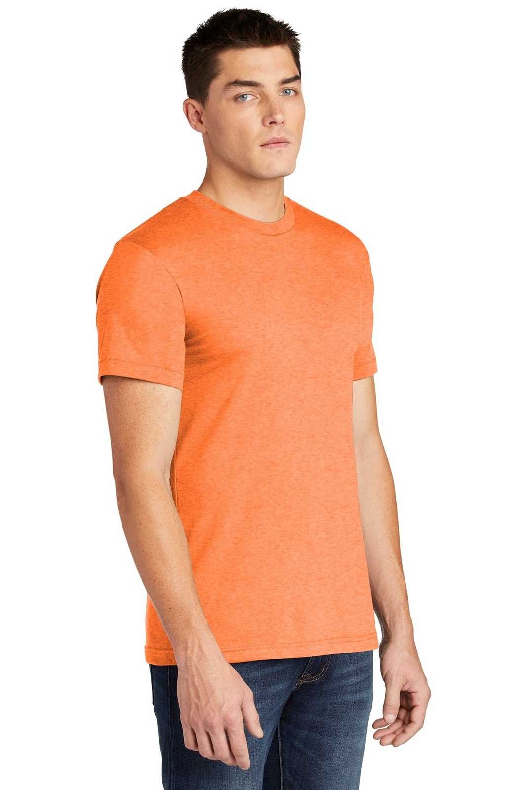American Apparel BB401W Poly-Cotton T-Shirt - Heather Orange - HIT a Double