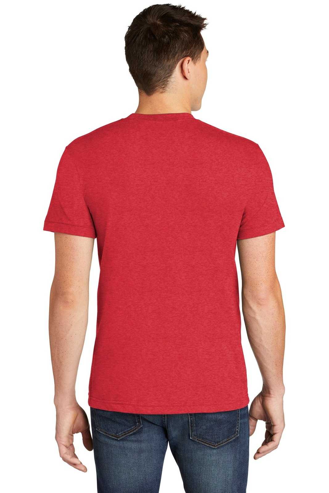 American Apparel BB401W Poly-Cotton T-Shirt - Heather Red - HIT a Double