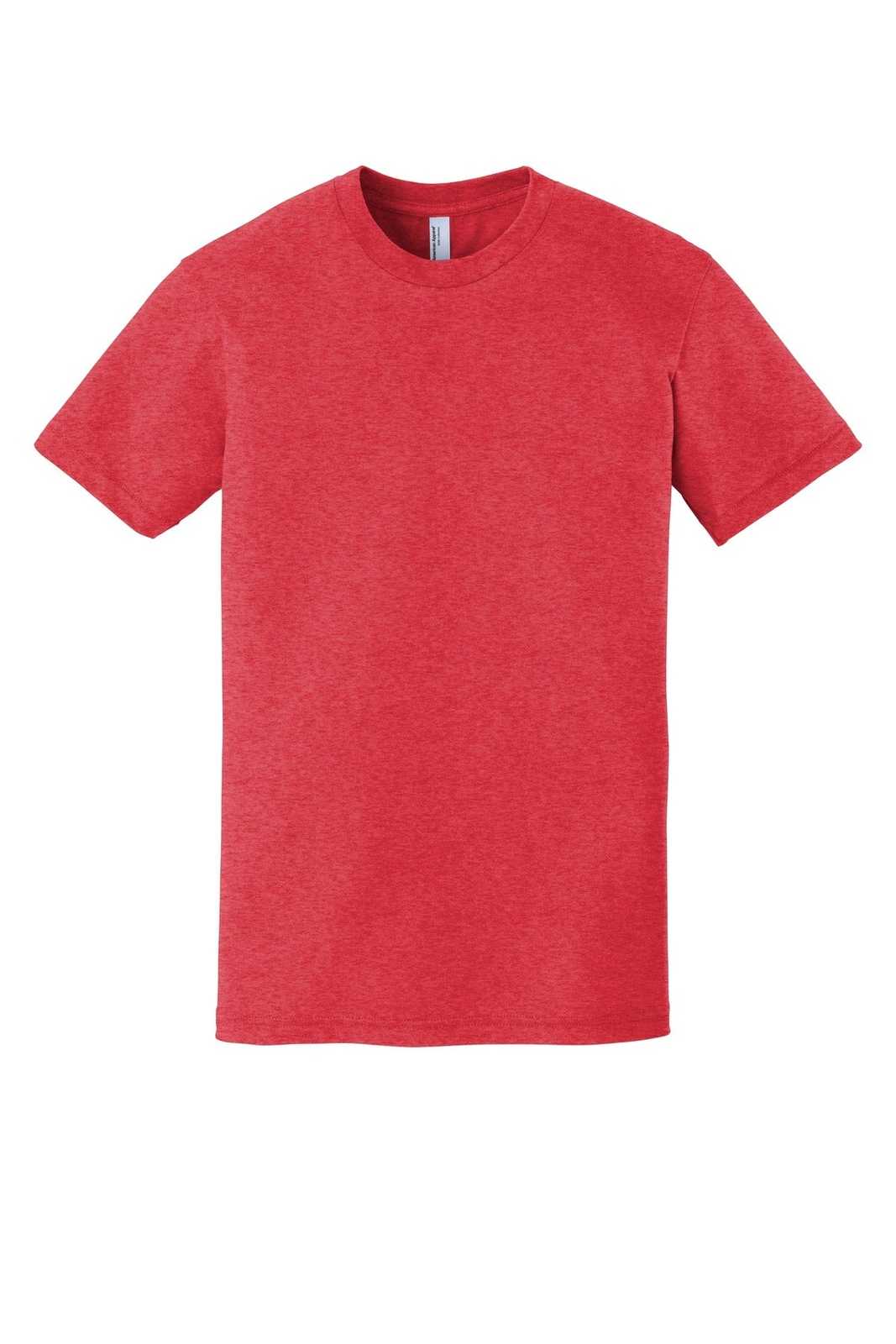 American Apparel BB401W Poly-Cotton T-Shirt - Heather Red - HIT a Double