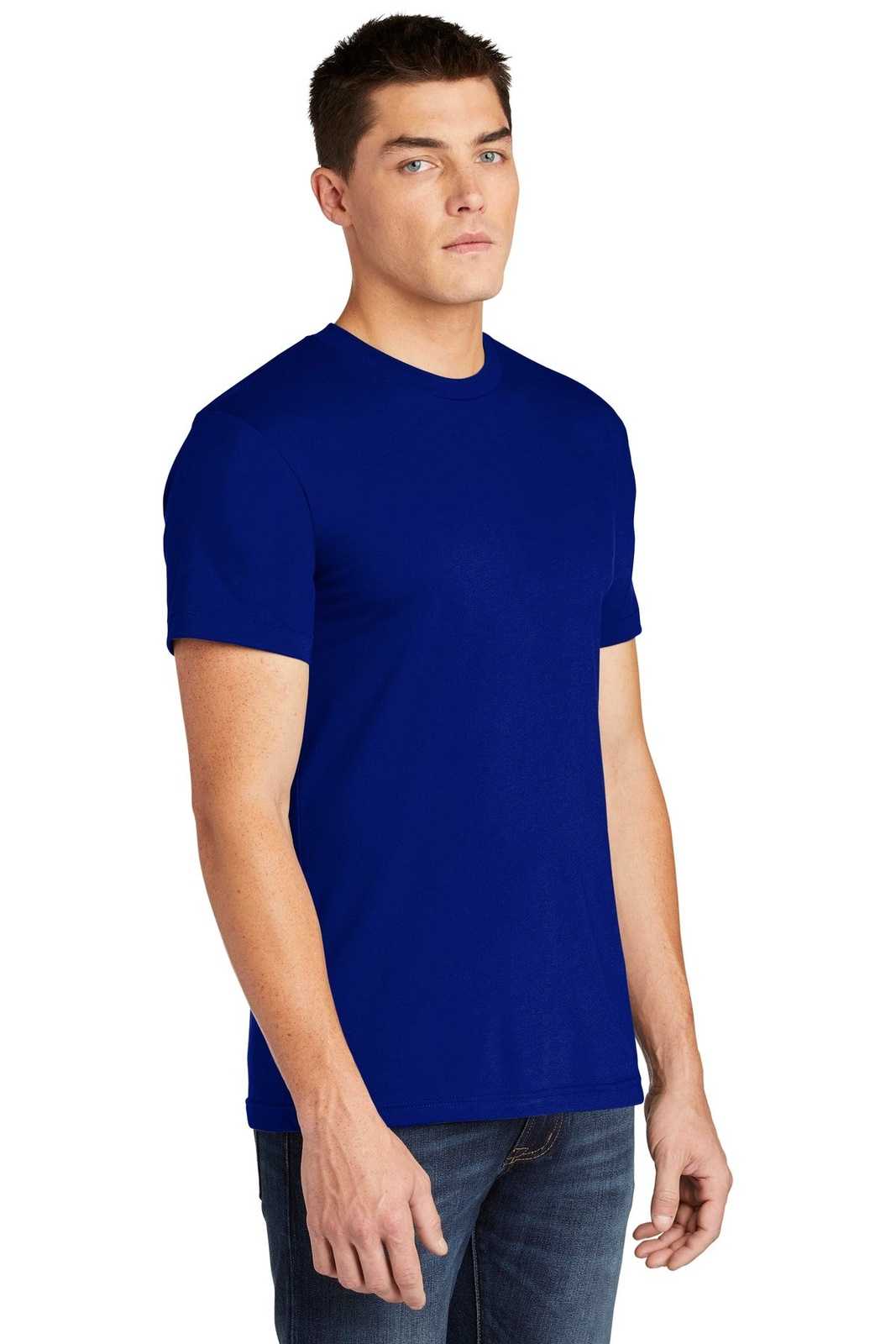 American Apparel BB401W Poly-Cotton T-Shirt - Lapis - HIT a Double