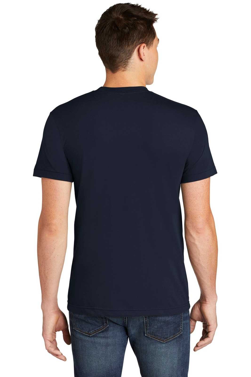 American Apparel BB401W Poly-Cotton T-Shirt - Navy - HIT a Double