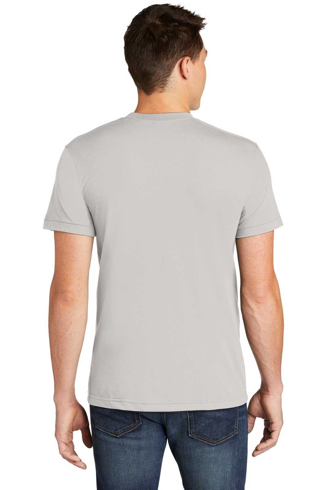 American Apparel BB401W Poly-Cotton T-Shirt - New Silver - HIT a Double