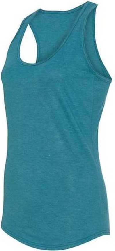 Anvil 6751L Womens Triblend Racerback Tank Top - Heather Galapagos Blue - HIT a Double - 2