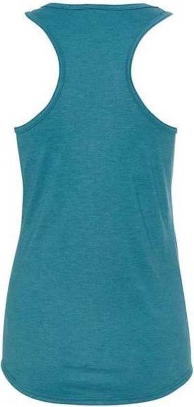 Anvil 6751L Womens Triblend Racerback Tank Top - Heather Galapagos Blue - HIT a Double - 3