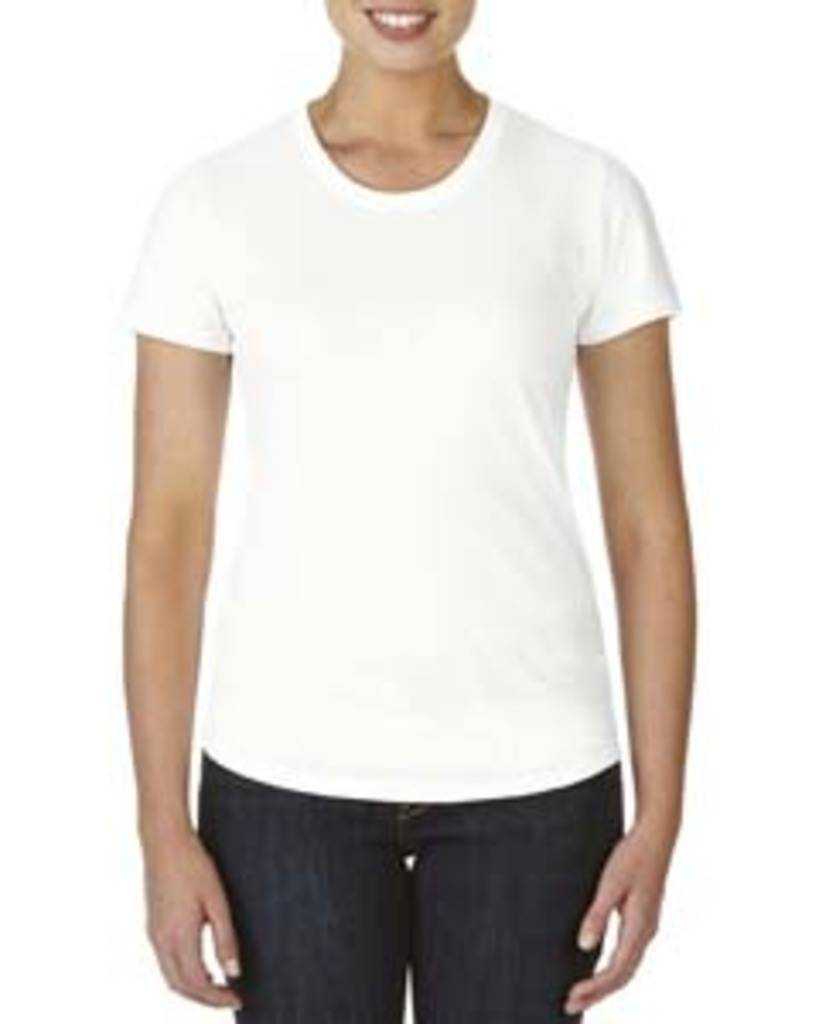 Anvil By Gildan 6750L Softstyle Womens Triblend T-Shirt - White - HIT a Double