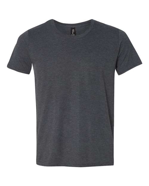 Anvil By Gildan 6750 Softstyle Triblend T-Shirt - Heather Dark Grey - HIT a Double