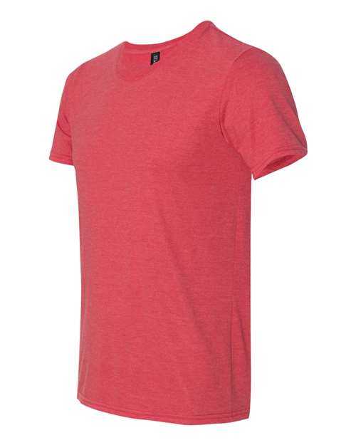 Anvil By Gildan 6750 Softstyle Triblend T-Shirt - Heather Red - HIT a Double