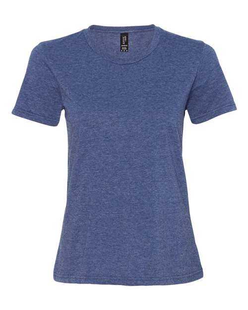 Anvil By Gildan 880 Softstyle Womens Lightweight T-Shirt - Heather Blue - HIT a Double