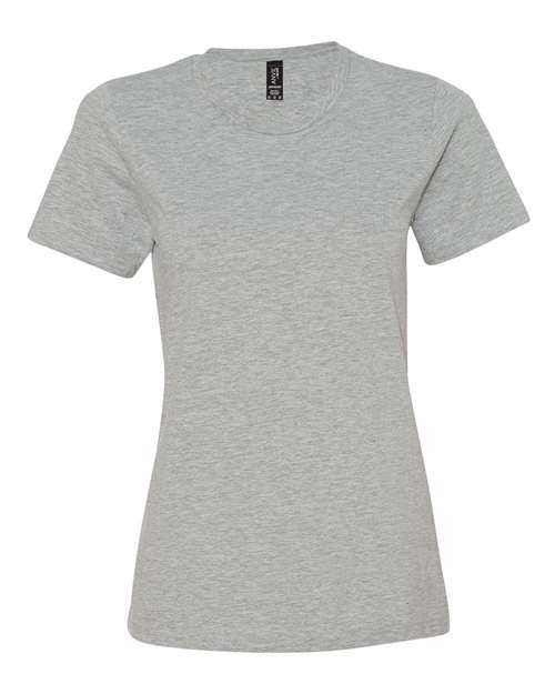Anvil By Gildan 880 Softstyle Womens Lightweight T-Shirt - Heather Grey - HIT a Double