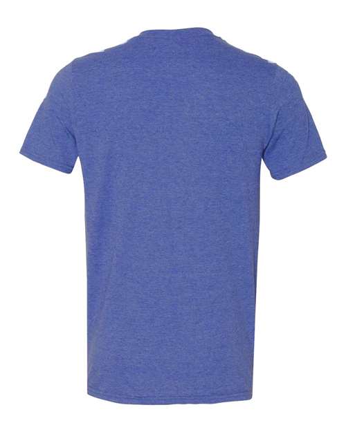 Anvil By Gildan 980 Softstyle Lightweight T-Shirt - Heather Blue - HIT a Double