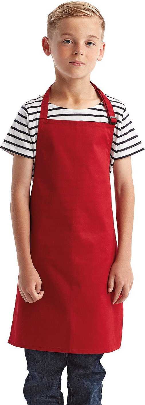 Artisan Collection by Reprime RP149 Youth Apron - RED - HIT a Double - 2