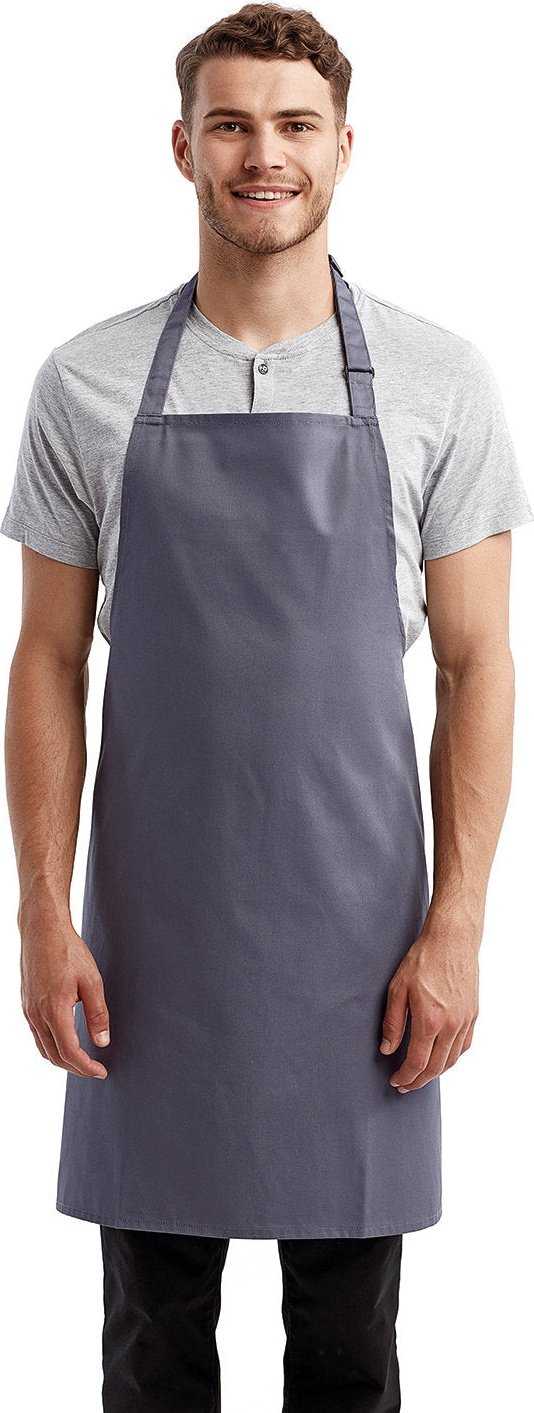 Artisan Collection by Reprime RP150 Unisex "Colours" Sustainable Bib Apron - STEEL - HIT a Double - 1