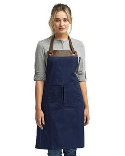 Artisan Collection by Reprime RP123 Espresso Bib Apron - Navy Brown - HIT a Double
