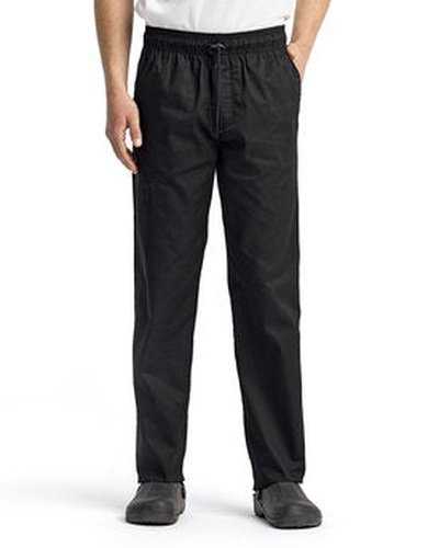 Artisan Collection by Reprime RP554 Unisex Chef&#39;s Select Slim Leg Pant - Black - HIT a Double