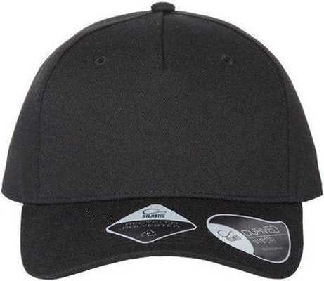 Atlantis Headwear FIJI Sustainable Five-Panel Cap - Black" - "HIT a Double