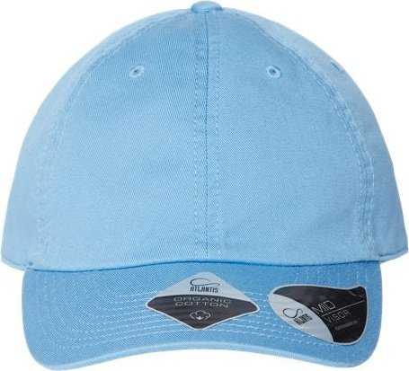 Atlantis Headwear FRASER Sustainable Dad Cap - Columbia Blue&quot; - &quot;HIT a Double