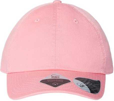Atlantis Headwear FRASER Sustainable Dad Cap - Pink&quot; - &quot;HIT a Double