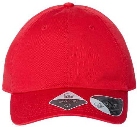Atlantis Headwear FRASER Sustainable Dad Cap - Red&quot; - &quot;HIT a Double