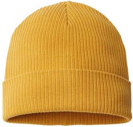 Atlantis Headwear NELSON Sustainable Knit - Mustard Yellow&quot; - &quot;HIT a Double