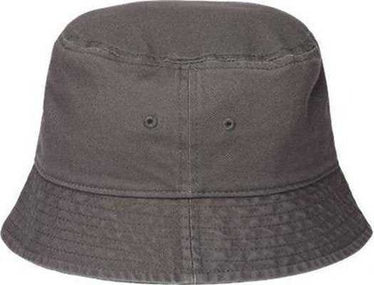 Atlantis Headwear POWELL Sustainable Bucket Hat - Dark Gray" - "HIT a Double
