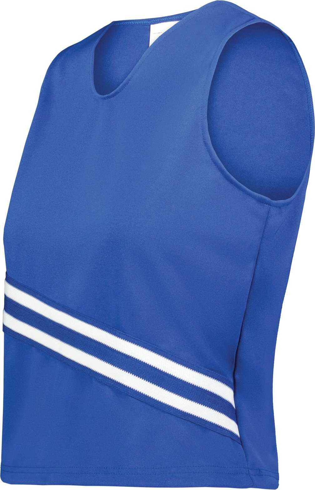 Augusta 6923 Ladies Cheer Squad Shell - Royal Royal White - HIT a Double