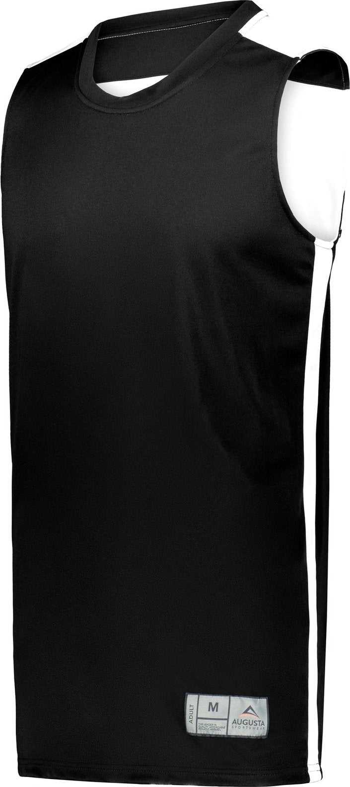 Augusta 6927 Swish Reversible Basketball Jersey - Black White - HIT a Double