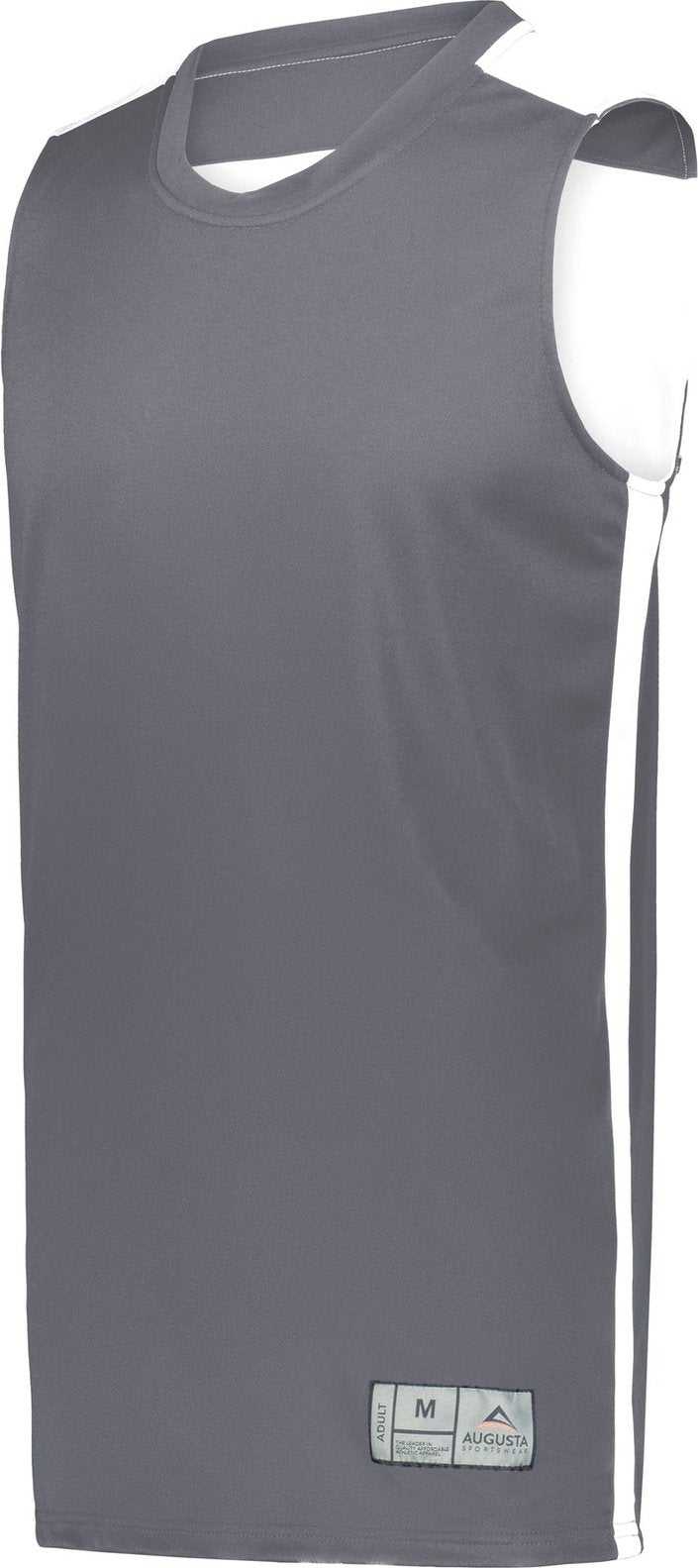 Augusta 6927 Swish Reversible Basketball Jersey - Graphite White - HIT a Double