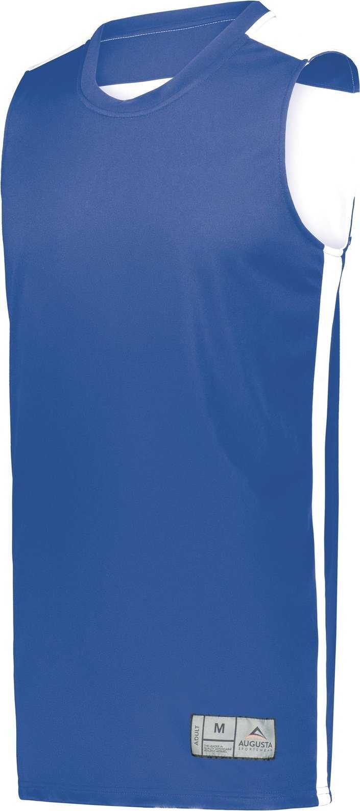 Augusta 6928 Youth Swish Reversible Basketball Jersey - Royal White - HIT a Double