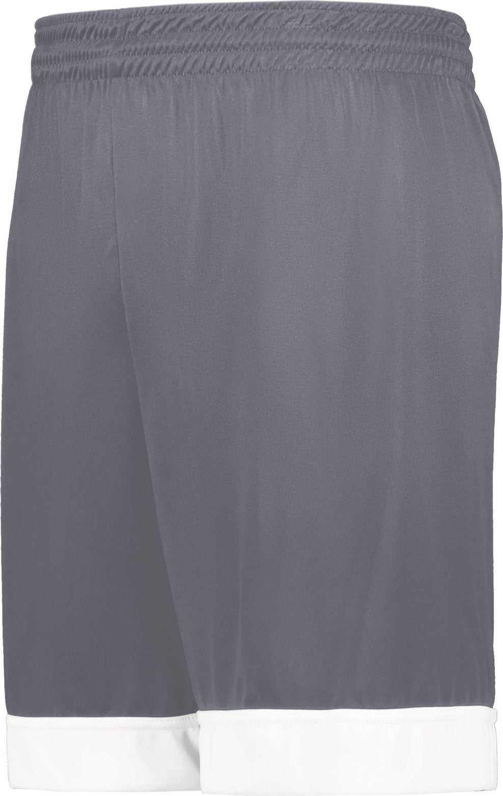 Augusta 6930 Youth Swish Reversible Basketball Shorts - Graphite White - HIT a Double