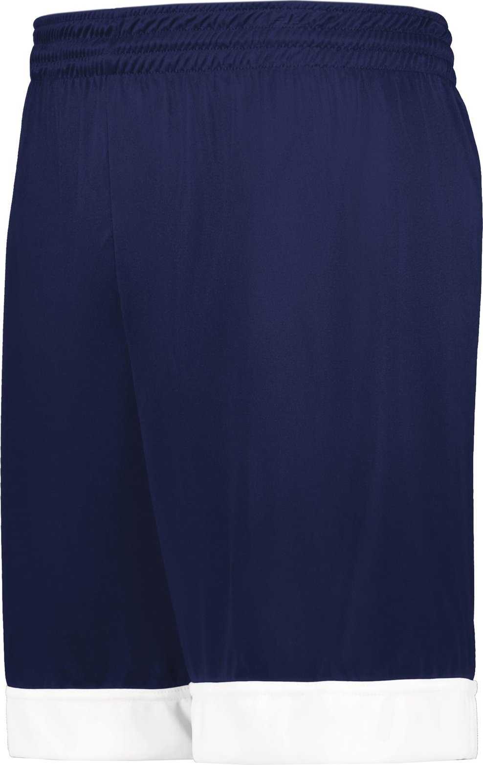 Augusta 6930 Youth Swish Reversible Basketball Shorts - Navy White - HIT a Double